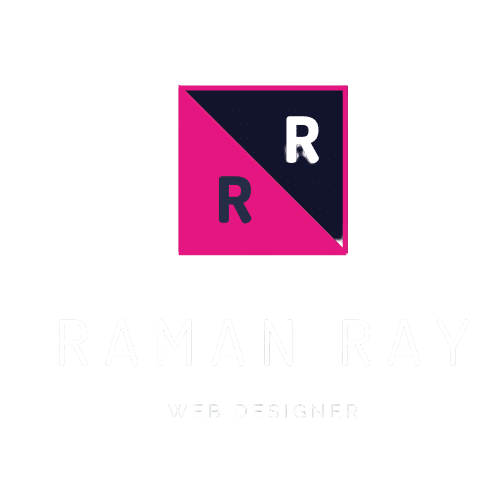 ramanray.com white logo